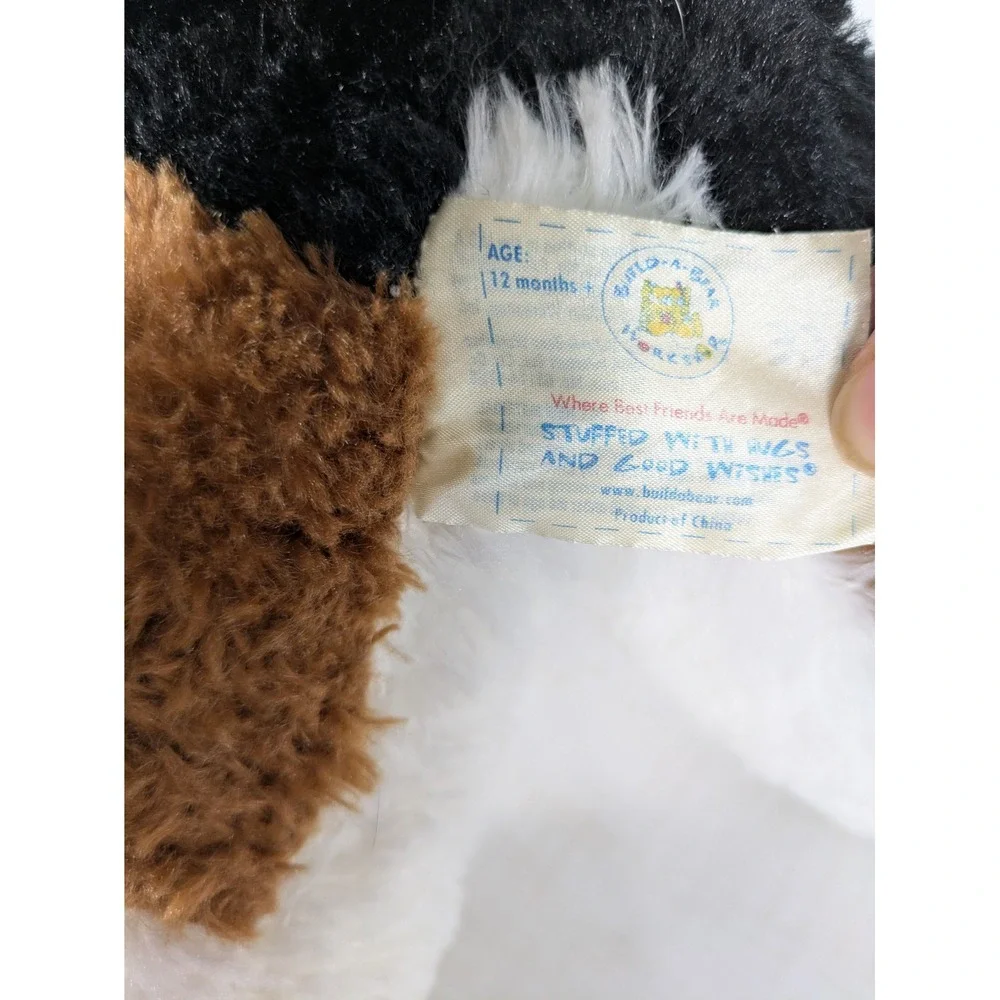 Build-A-Bear Plush Dog Puppy Lot Beagle Border Collie Realistic Black Brown BAB